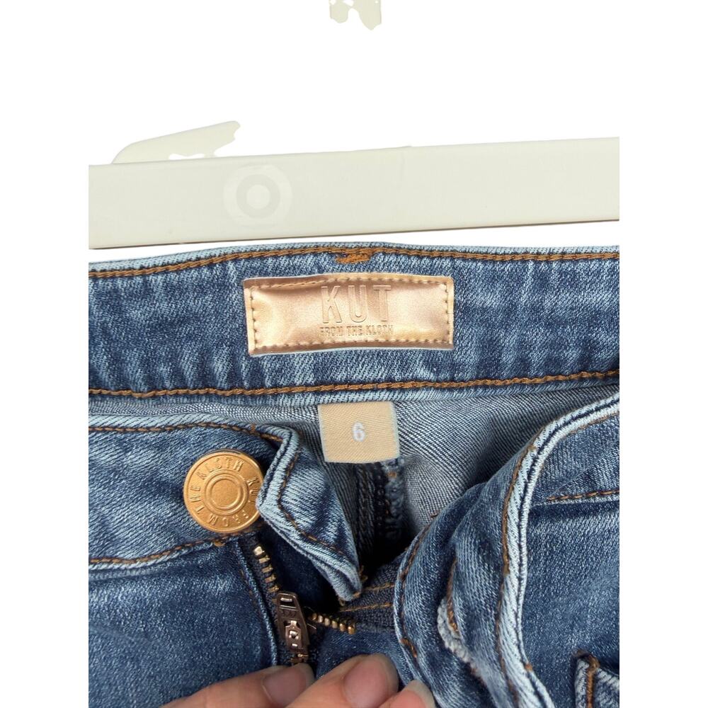 KUT from the Kloth Maya High-Rise Wide Leg Jeans in Affection 6 - Picture 3 of 8